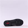 Rieker Laced Low Wedge Trainer Side Zip - Black Combi